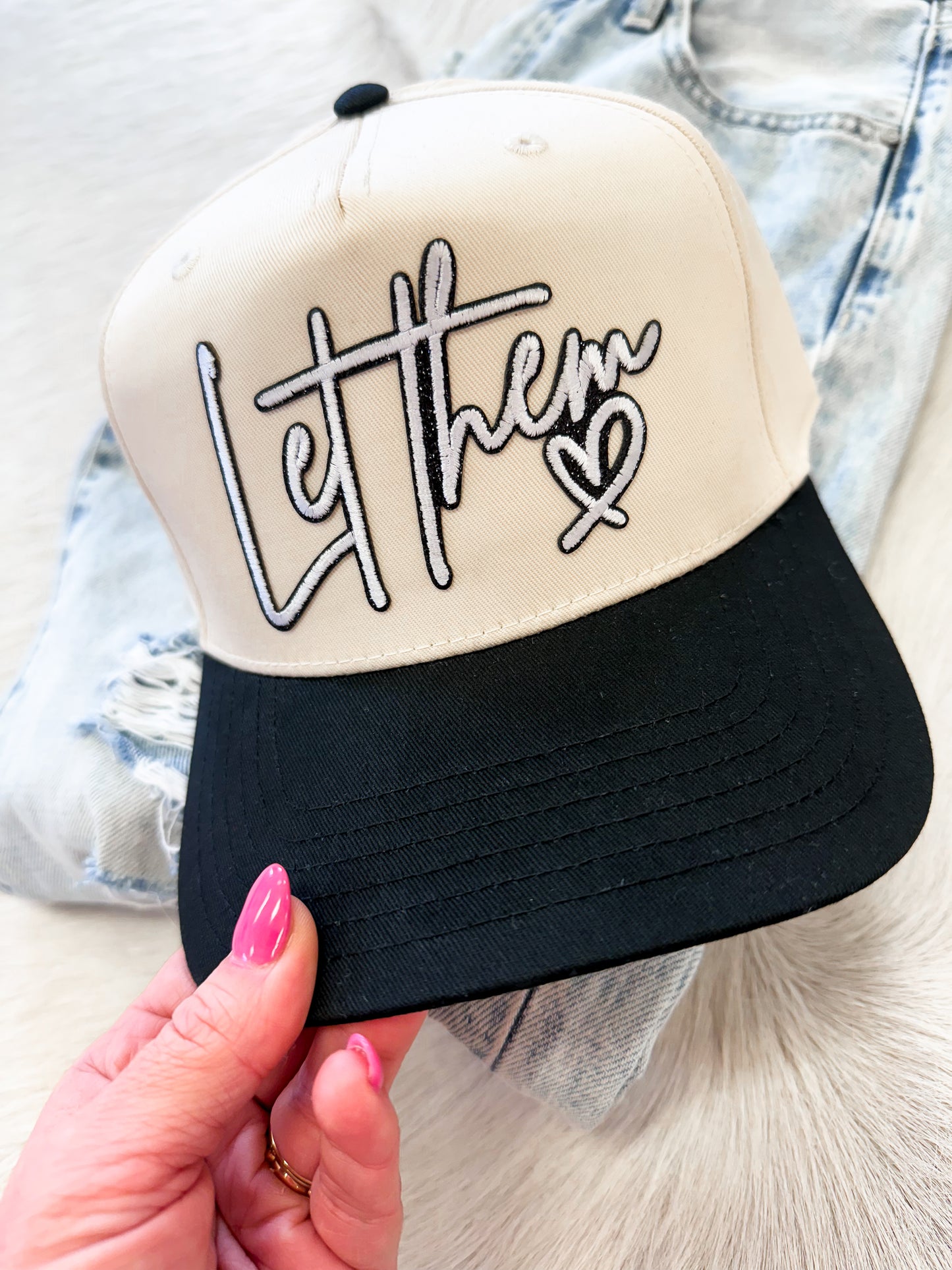 Let Them Canvas Hat