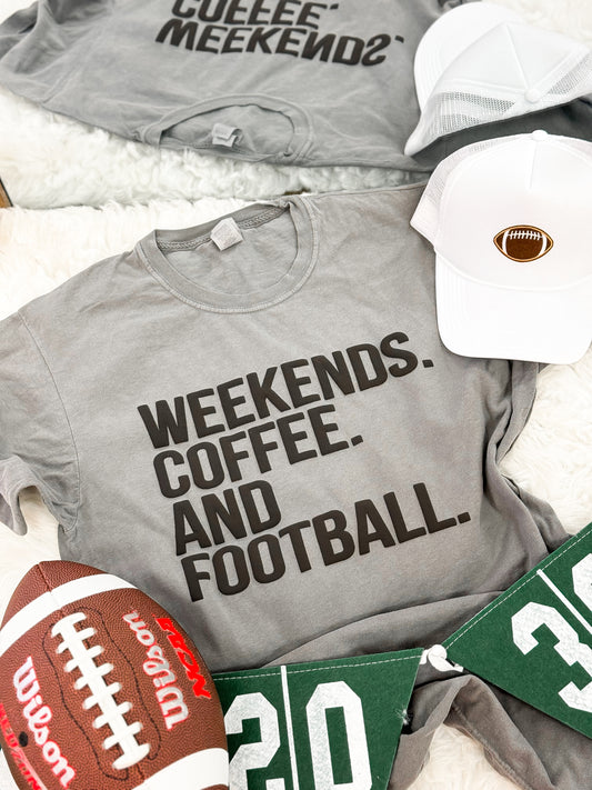 Weekend Coffee & Football Tee