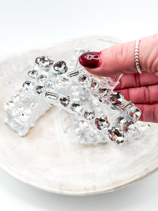 Rhinestone Hair Clips