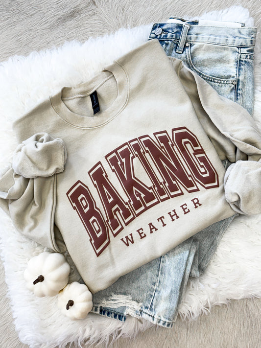 Baking Weather Puff Sweatshirt
