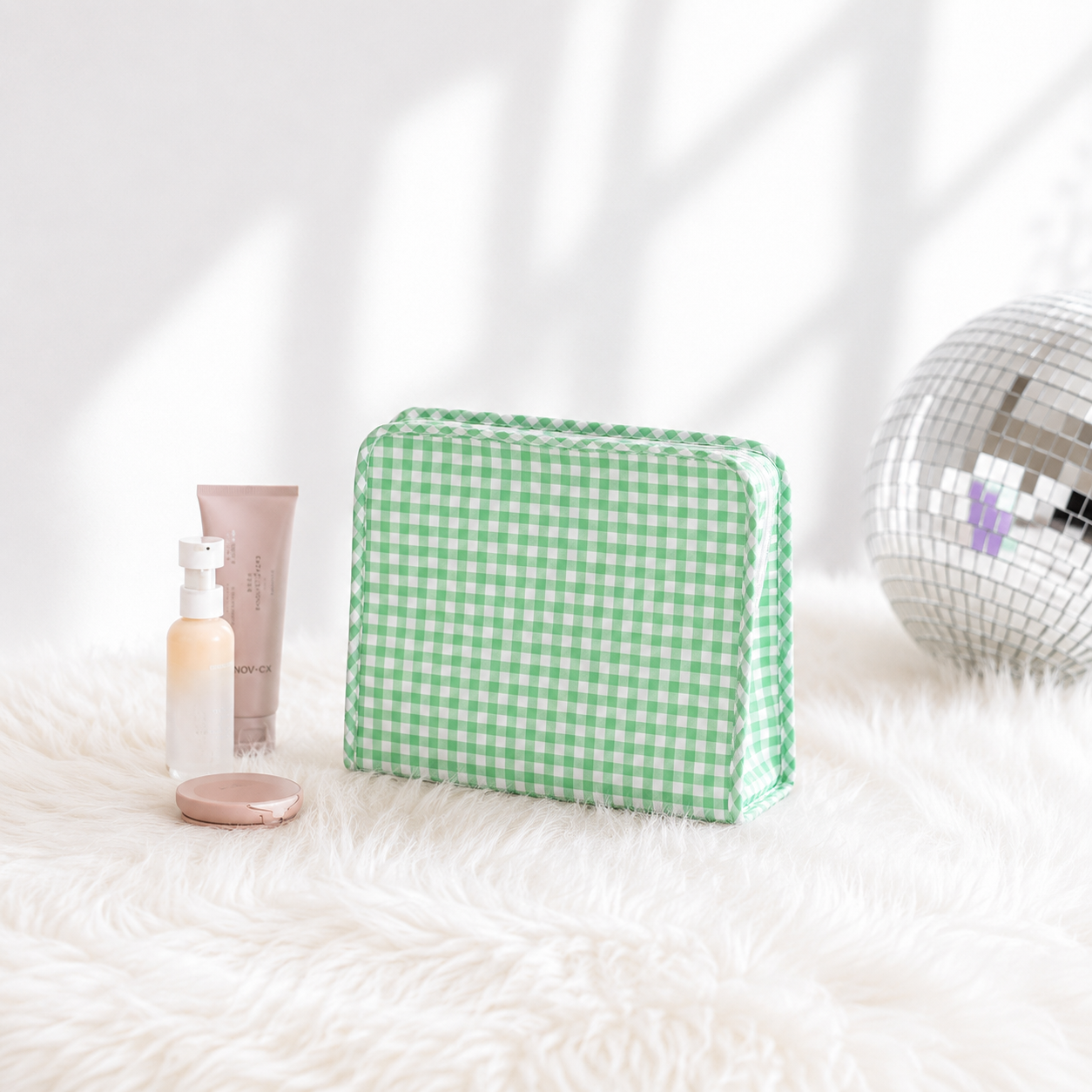 Nylon Gingham Bags