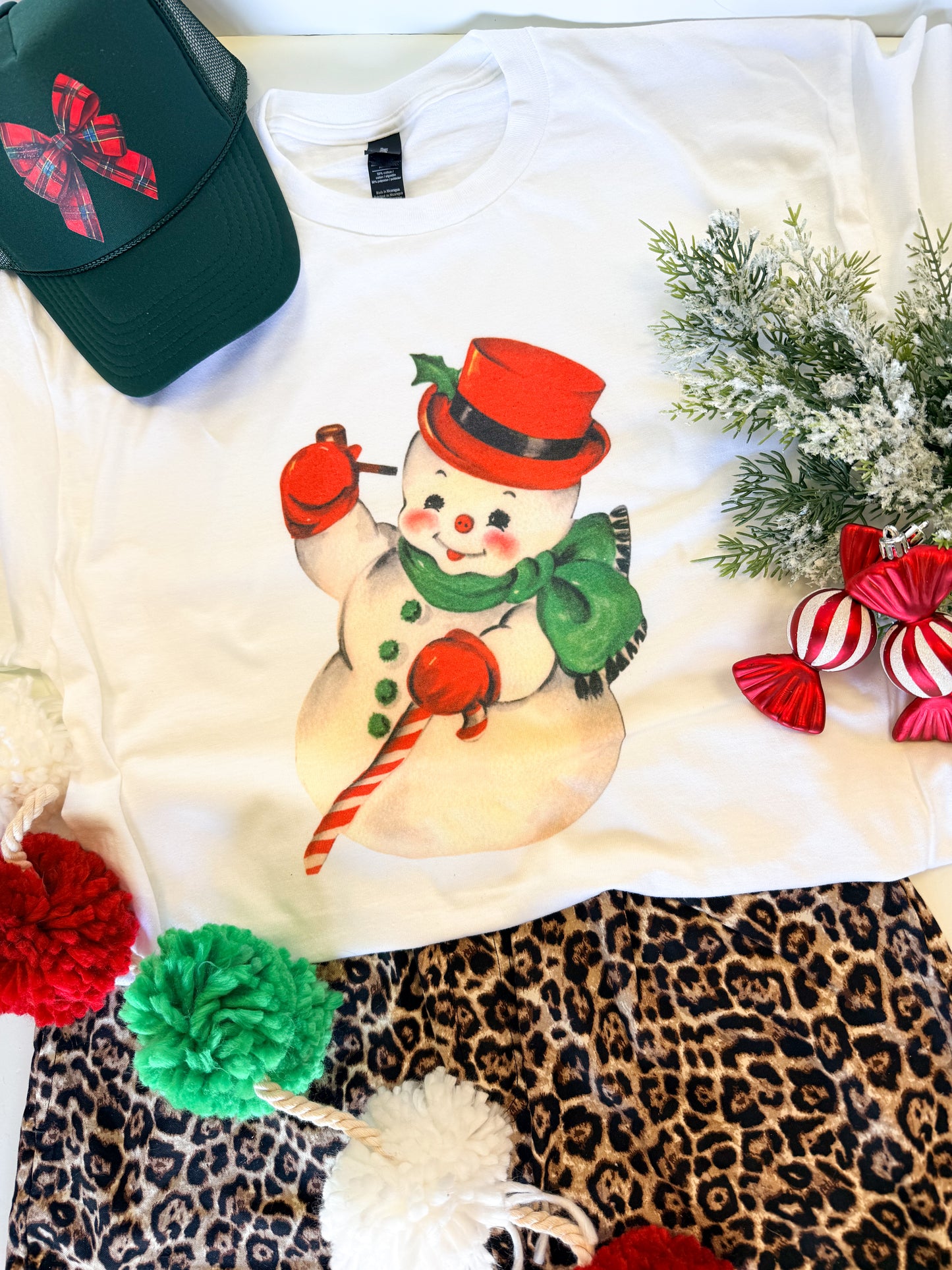 Vintage Snowman Tee