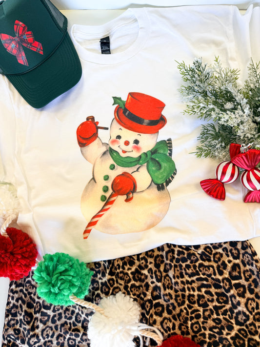 Vintage Snowman Tee