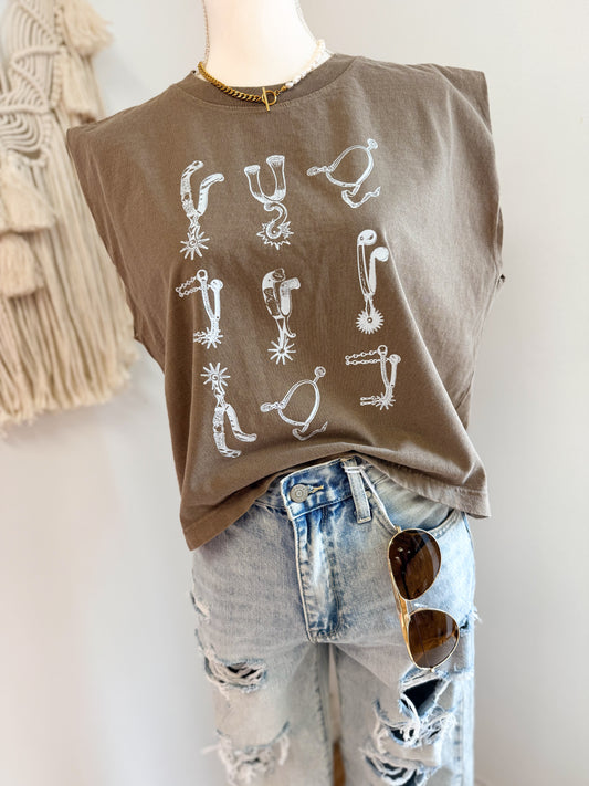 Spur Muscle Cropped Tee