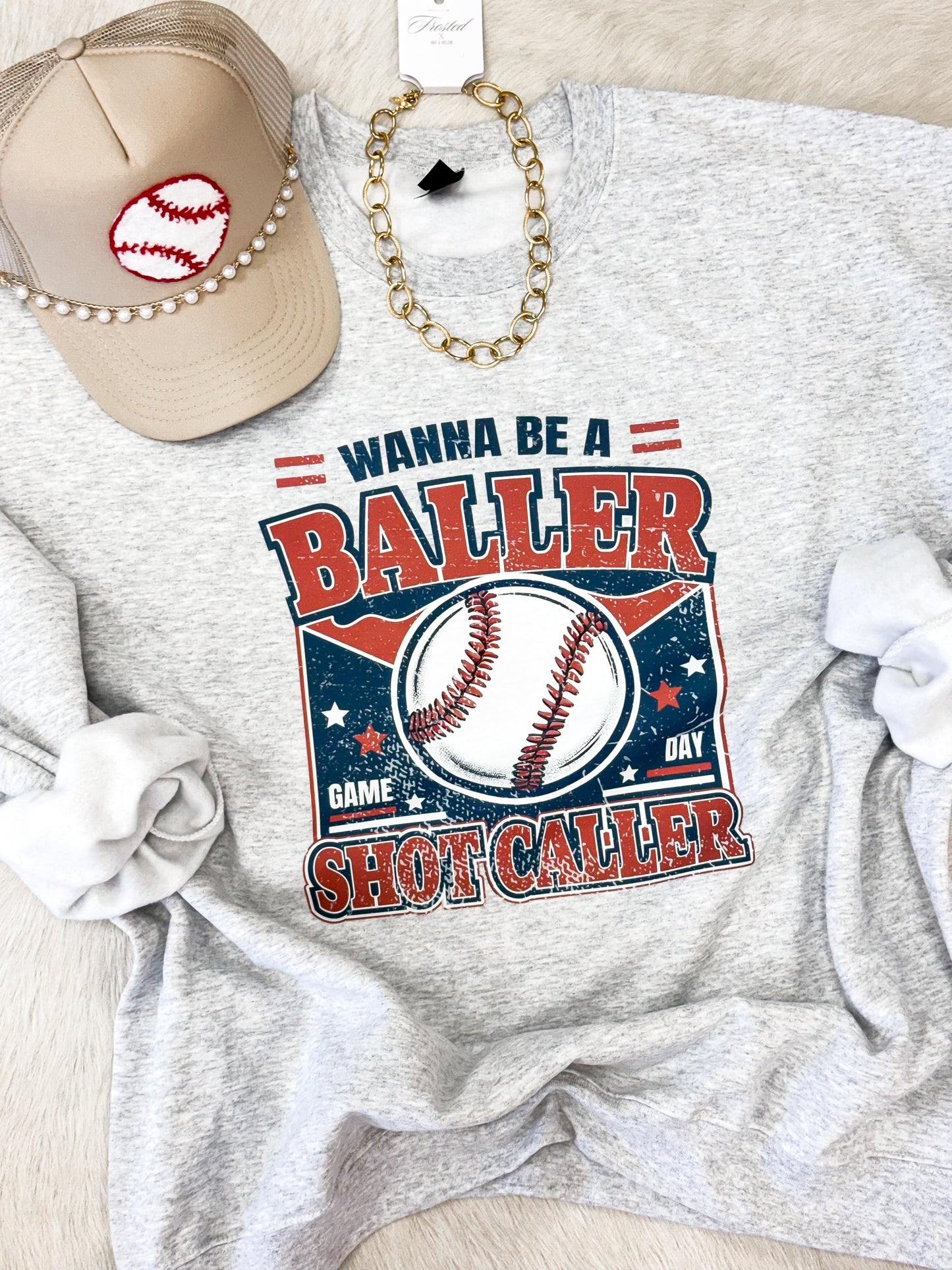 Shot Caller (Baseball) Sweatshirt