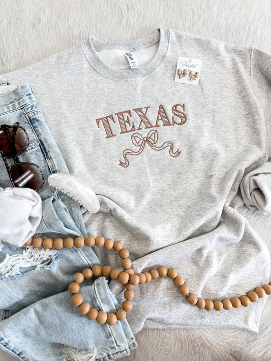 Texas Embroidered Sweatshirt