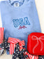 USA Embroidered Tee