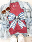 Blue Stars Bow Tee
