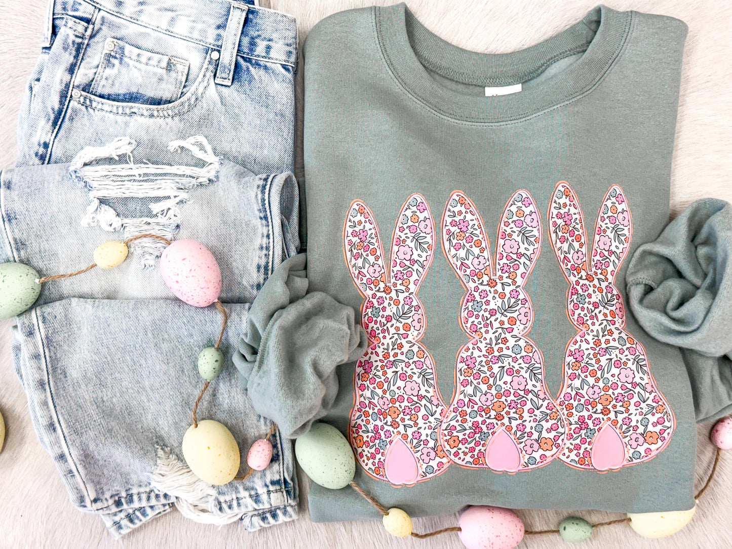 Bunny Blooms Sweatshirt