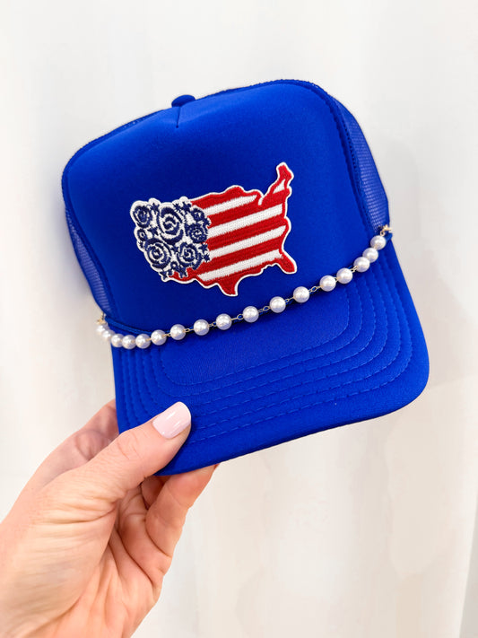 Floral USA Trucker W/ chain