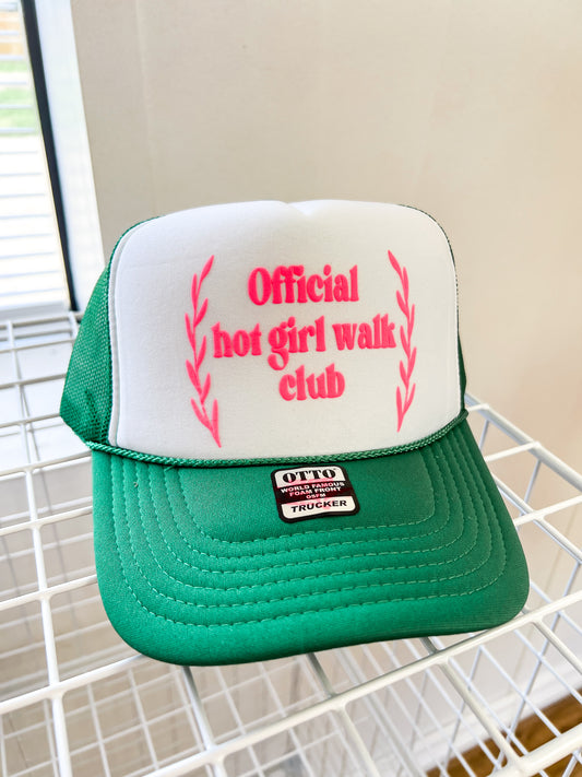 Official Hot Girl Walk Club Trucker Hat