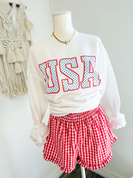 USA Polka Dot Sweatshirt