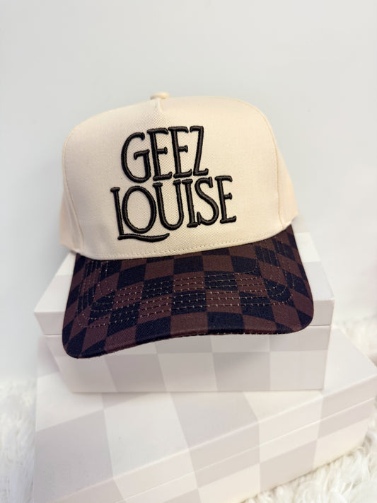 Geez Louise Embroidered Hat