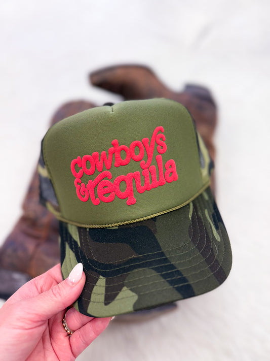 Cowboys and Tequila Trucker Hat