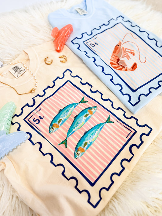 Shrimp Stamp Tee
