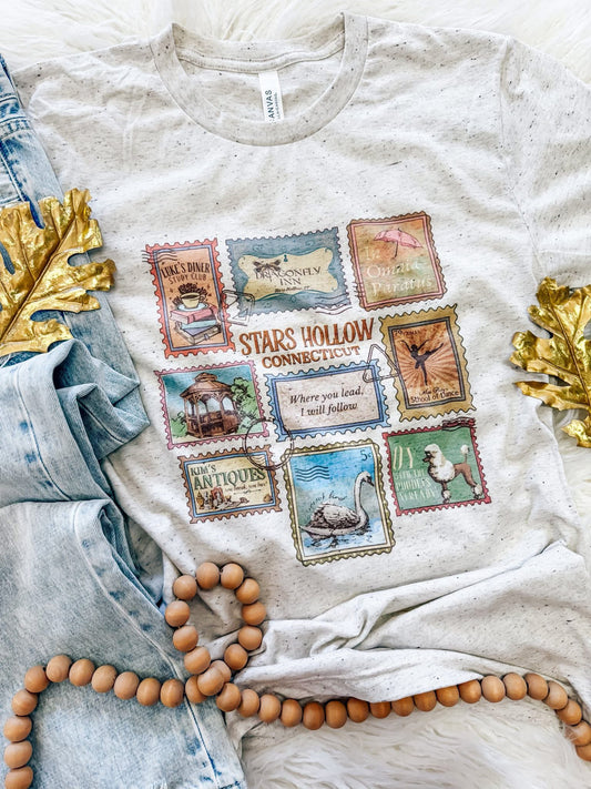 Stars Hollow Stamp Tee