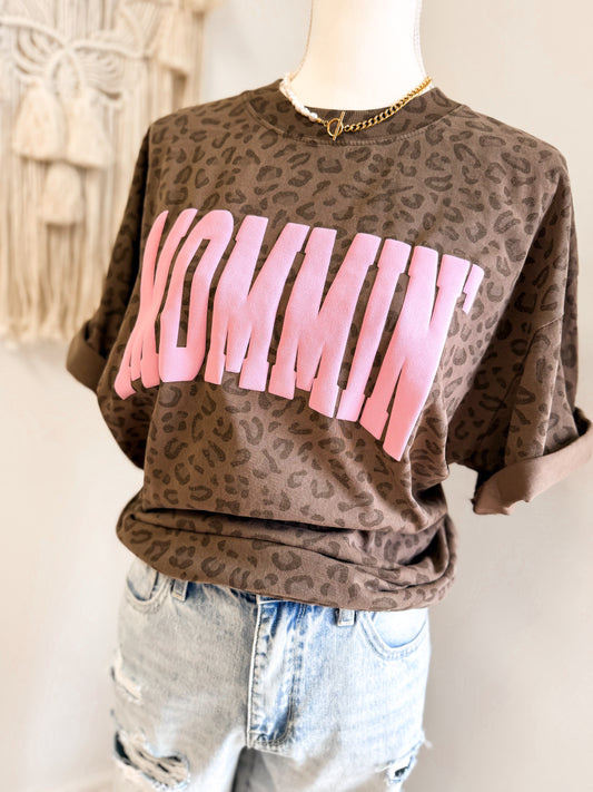 Mommin' Leopard Tee