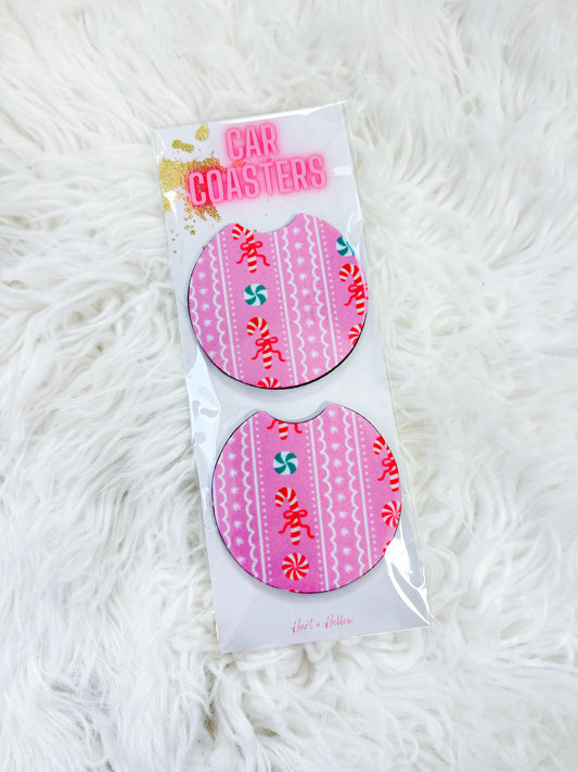 Christmas Neoprene Car Coaster