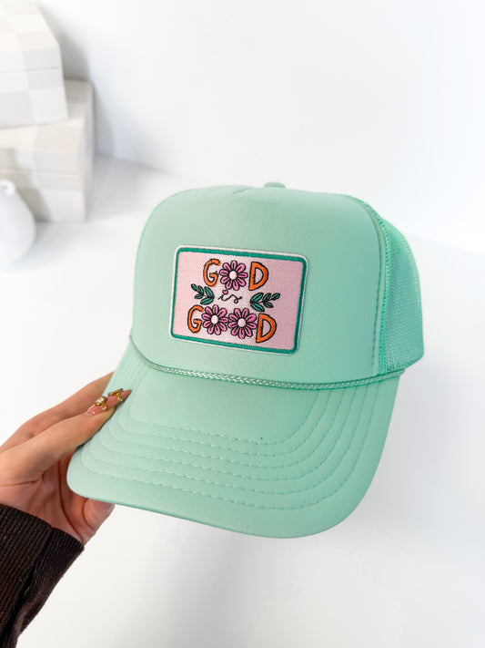 God is Good trucker hat
