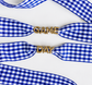 Game Day Gingham Shoe Lace Charm Set - ETA 6/30