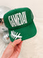 Game Day Football Stitch Trucker