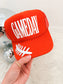 Game Day Football Stitch Trucker