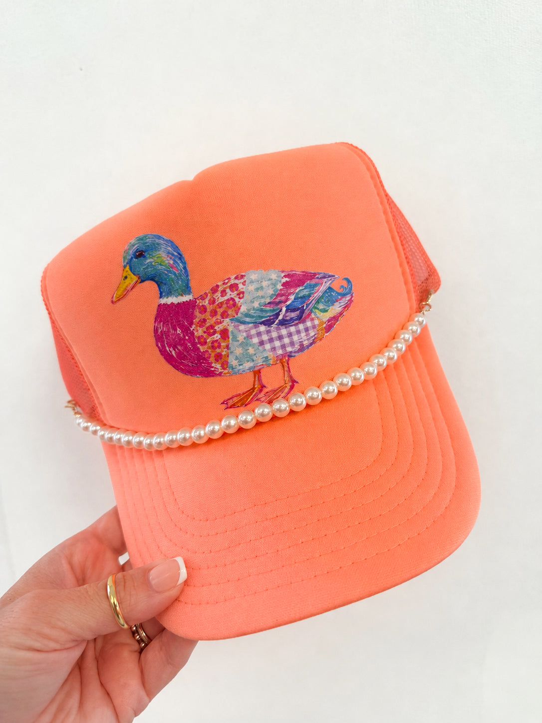Colorful Duck Trucker Hat