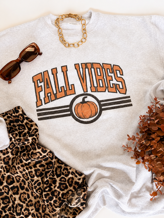 Fall Vibes Retro Sweatshirt