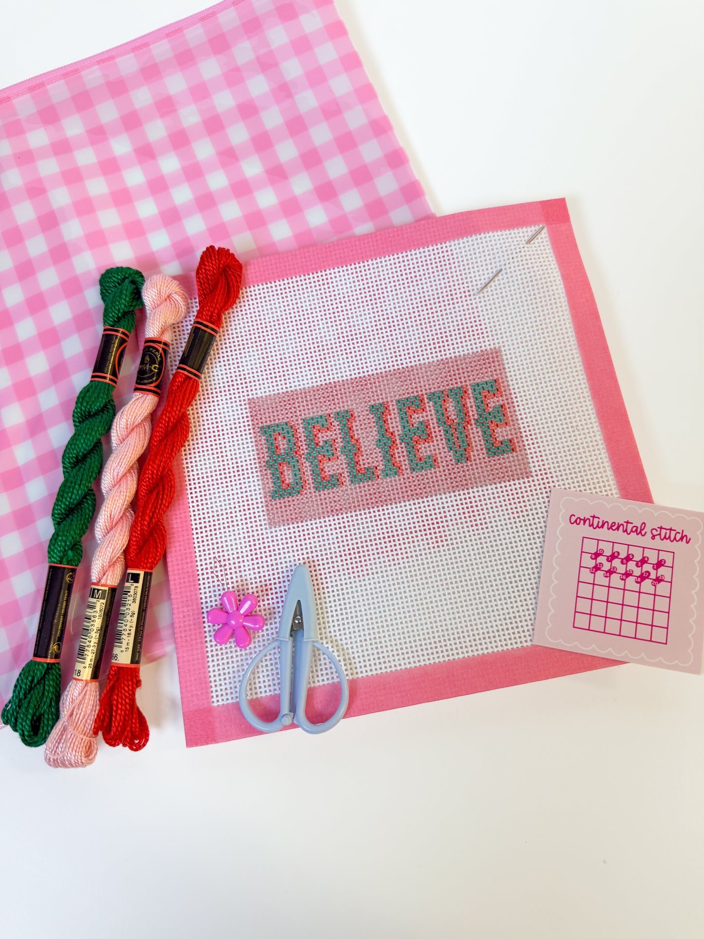 Believe Needlepoint Kit