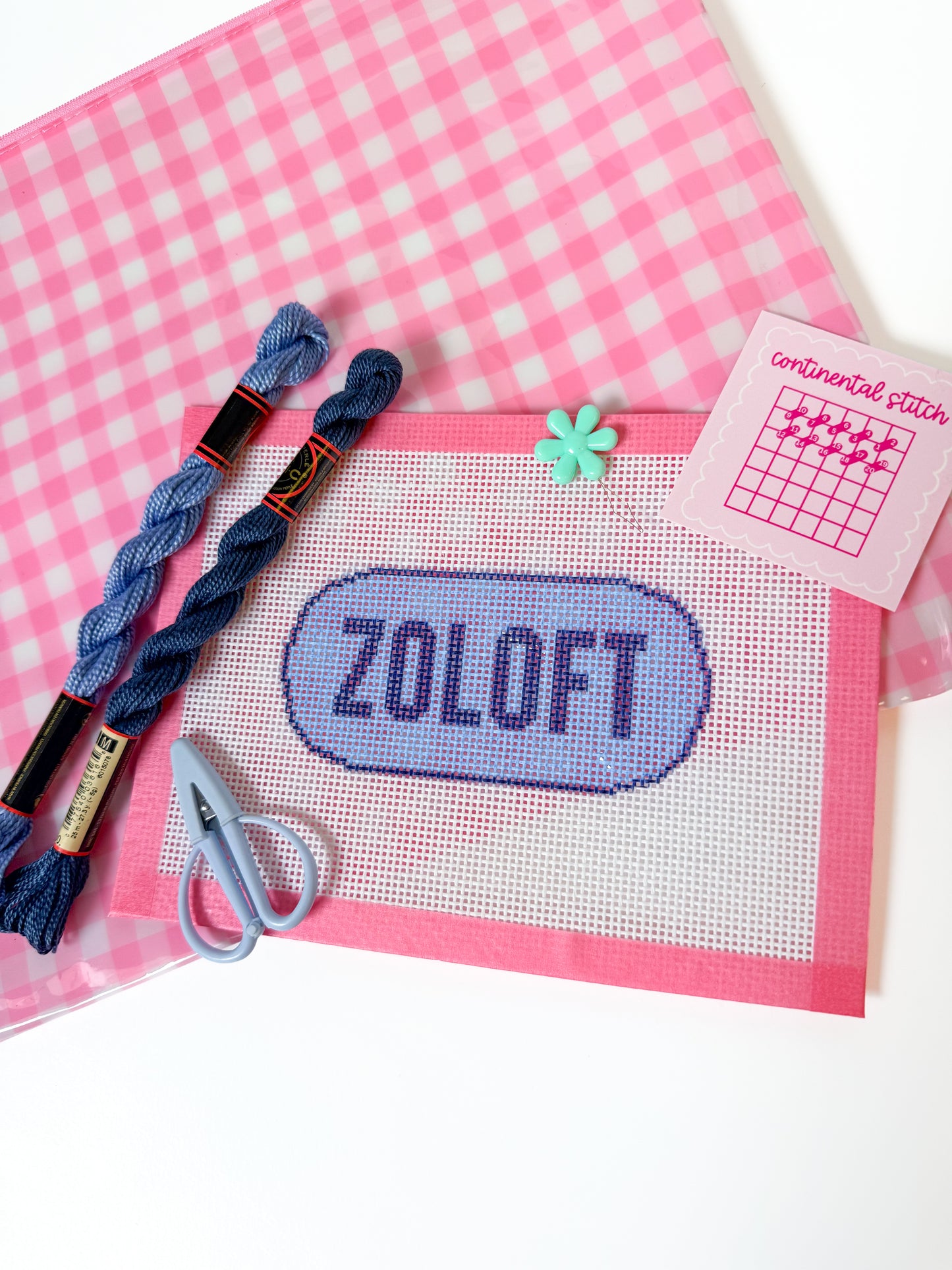 Zoloft Needlepoint Kit