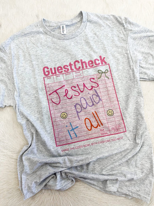 Jesus Paid It All Tee