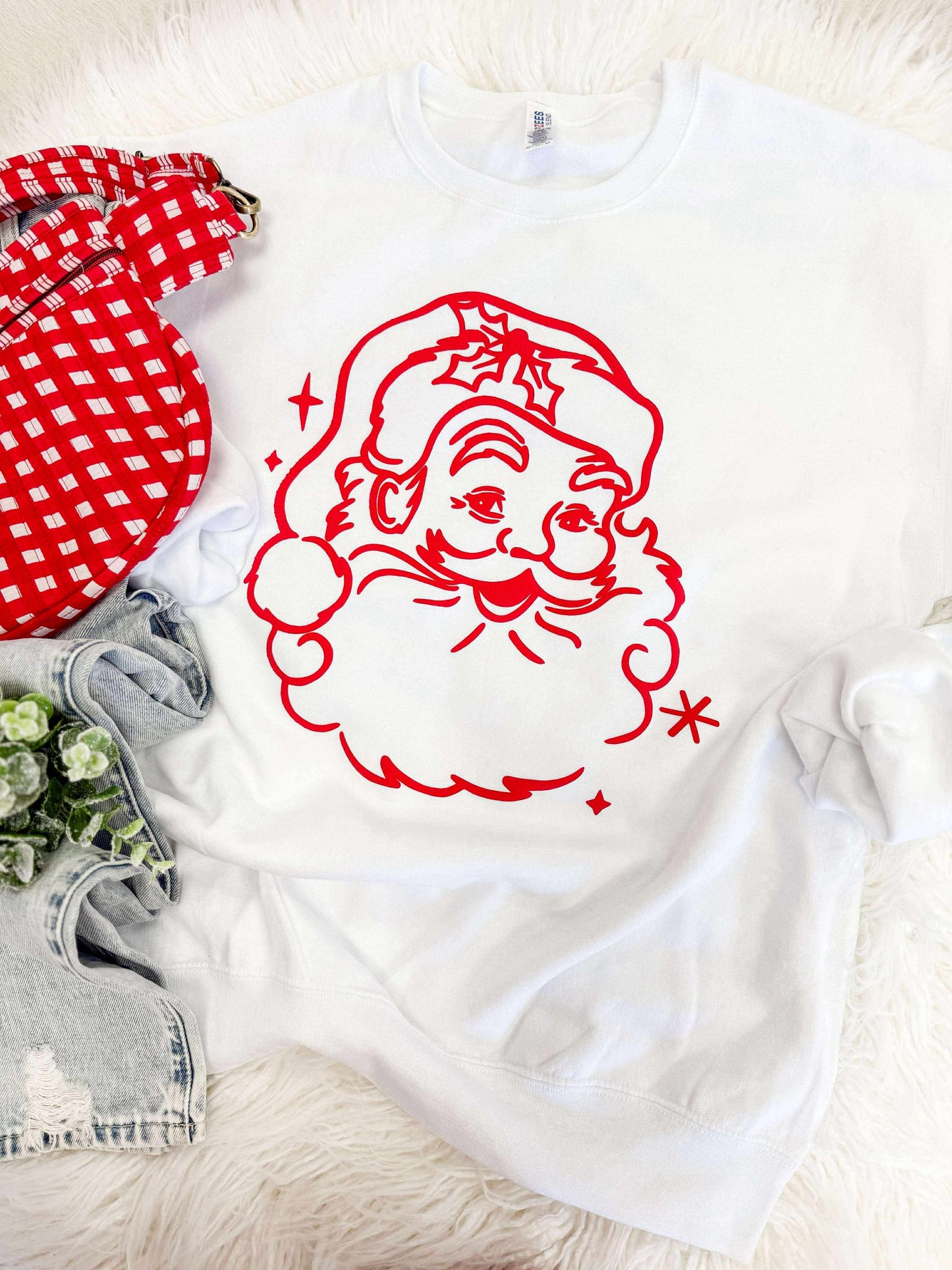 Santa Puff Sweatshirt