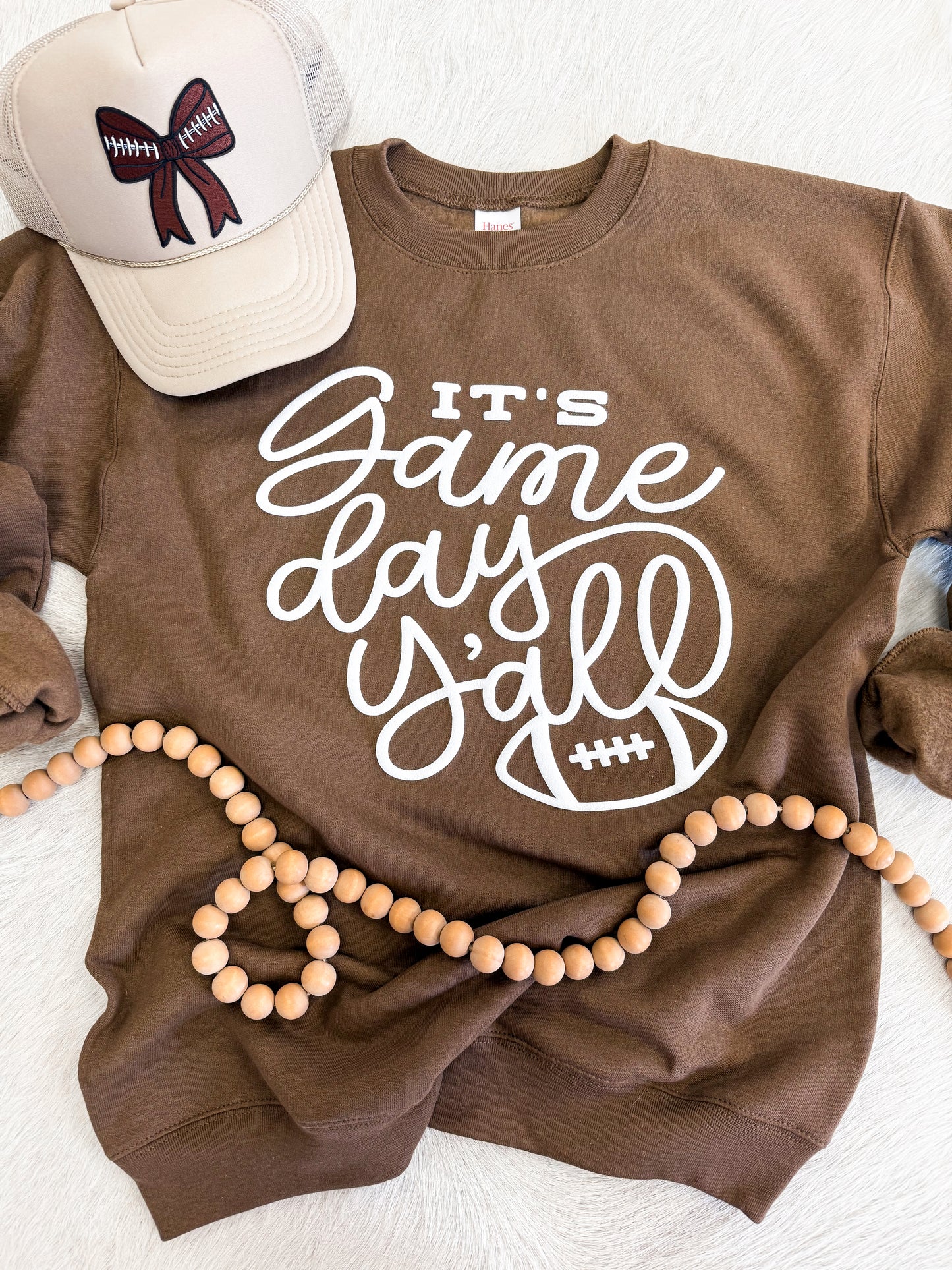 Its Game Day Yall Puff Sweatshirt