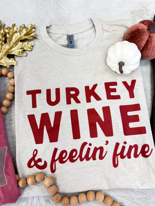 Turkey & Wine Tee