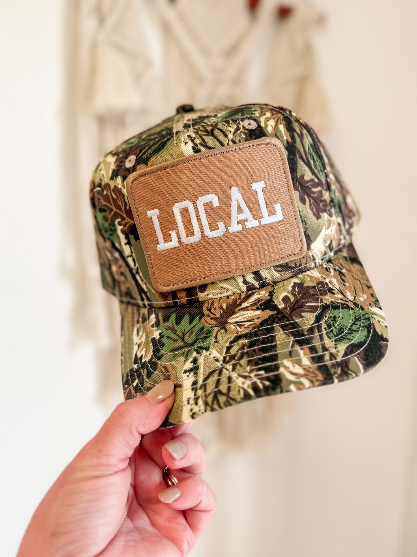 Local Patch Camo Trucker Hat