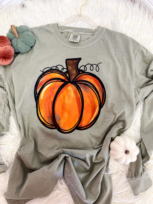 Pumpkin Long Sleeve