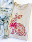 Pink Chinoiserie Bunny Tee