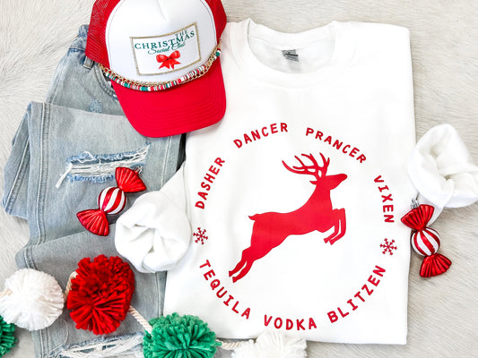 Reindeer Drinks Sweatshirt