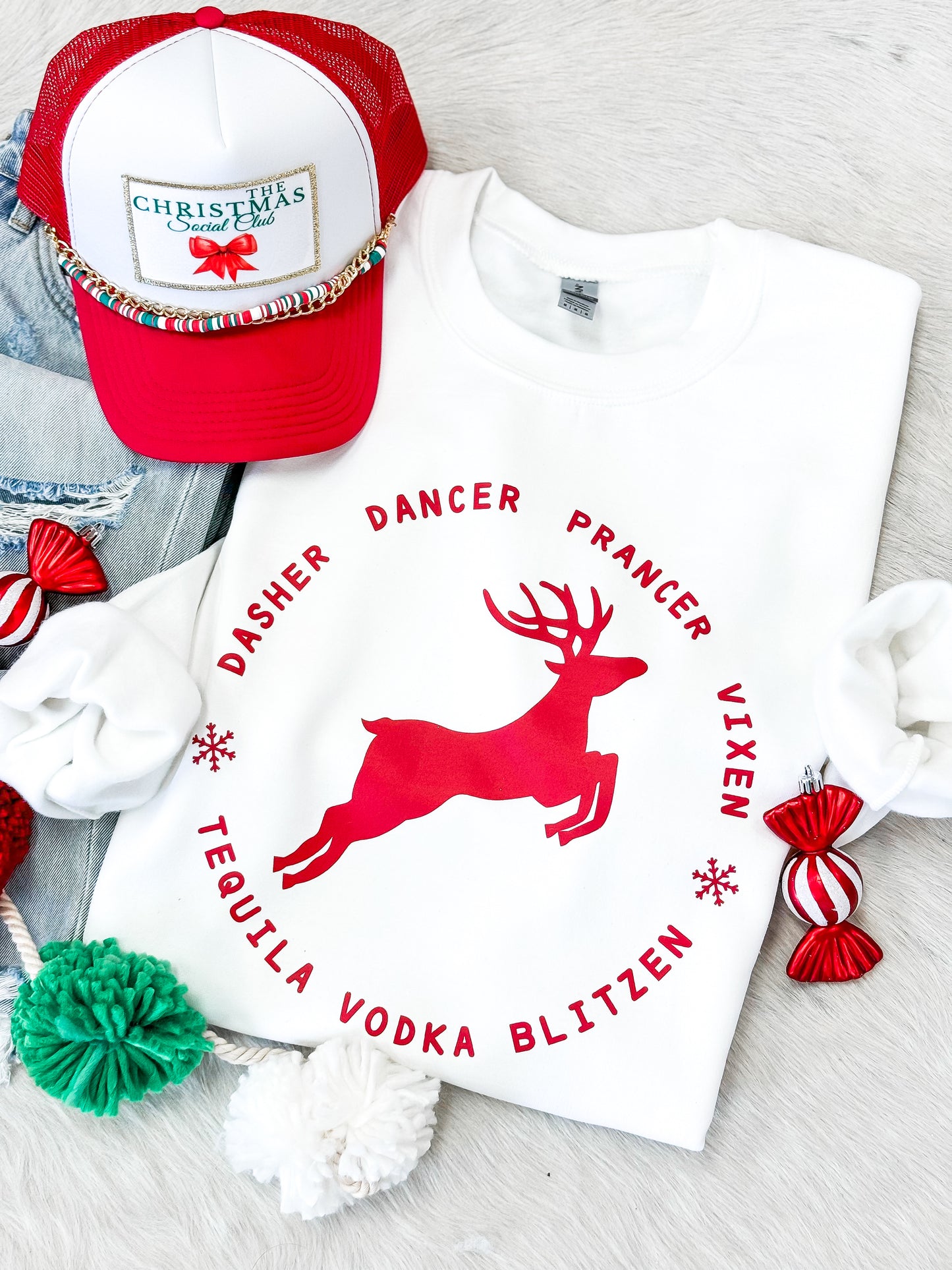Reindeer Drinks Sweatshirt
