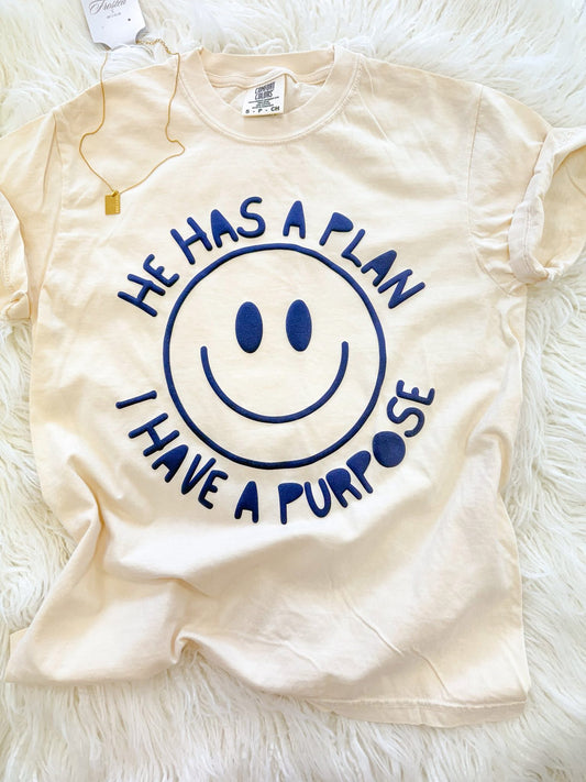 He has a plan Puff Tee