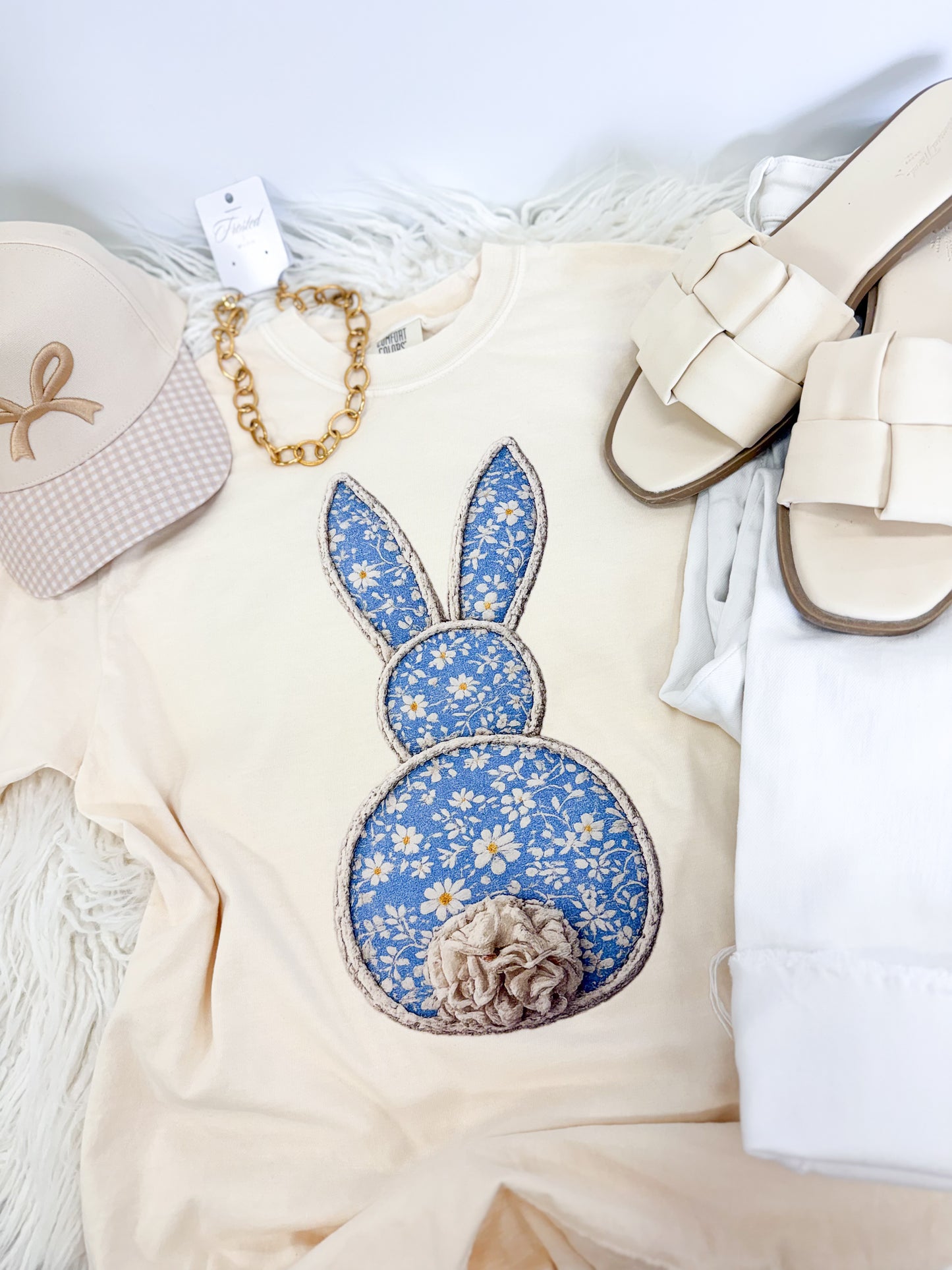 Cottage Bloom Bunny Tee