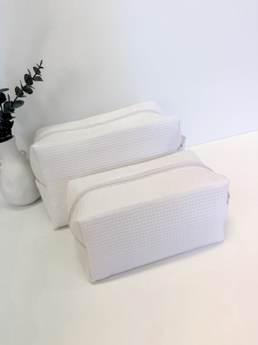 The Signature Waffle Cosmetic Case