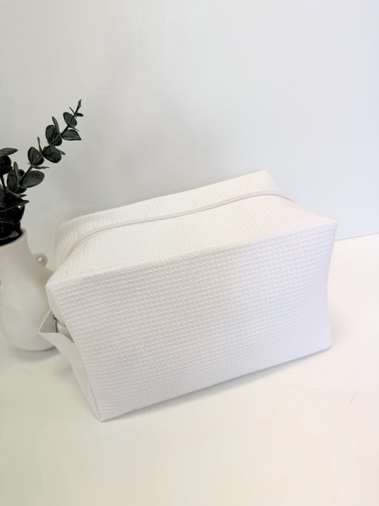 The Signature Waffle Cosmetic Case