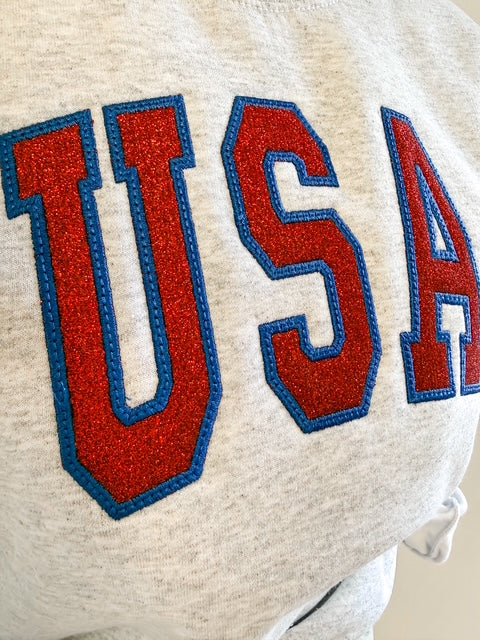 USA Embroidered Sweatshirt