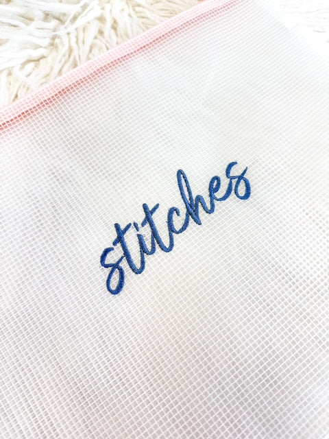 Needlepoint Project Pouch