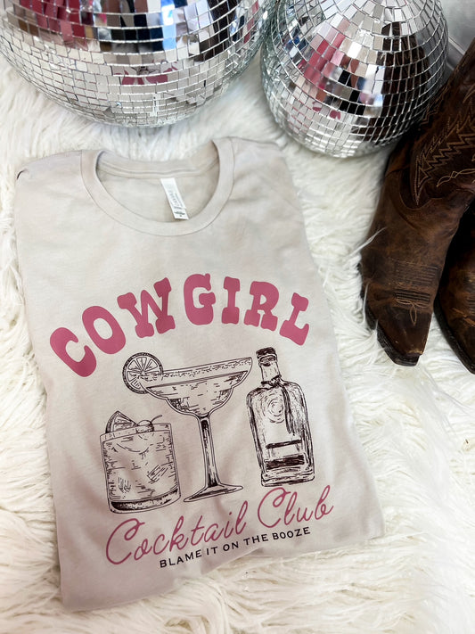 Cowgirl Cocktail Club Tee