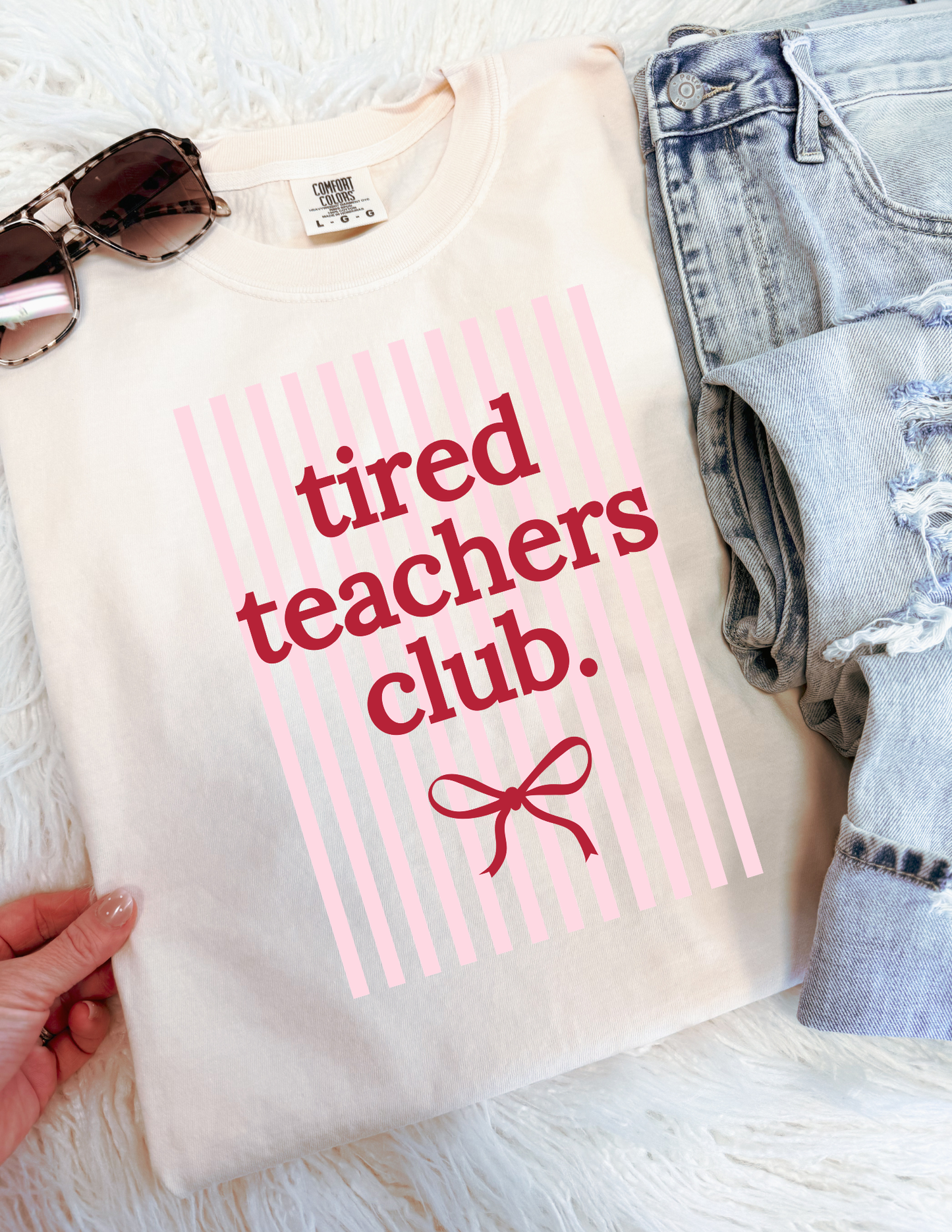 Tired Teachers Club Tee