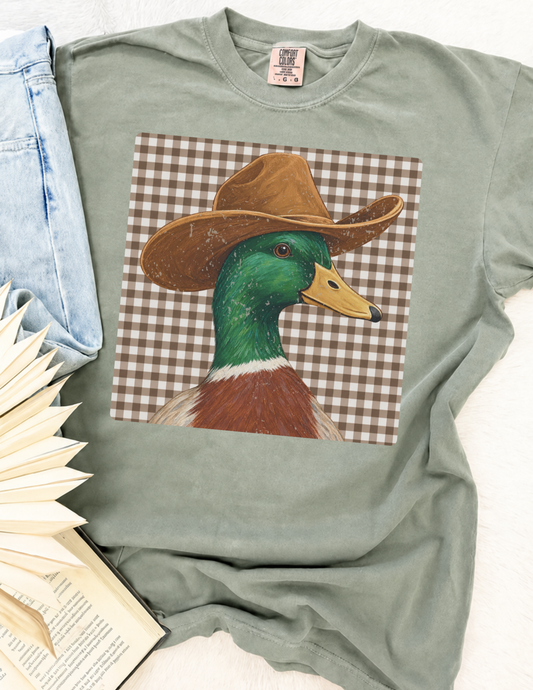 Gingham Duck Tee