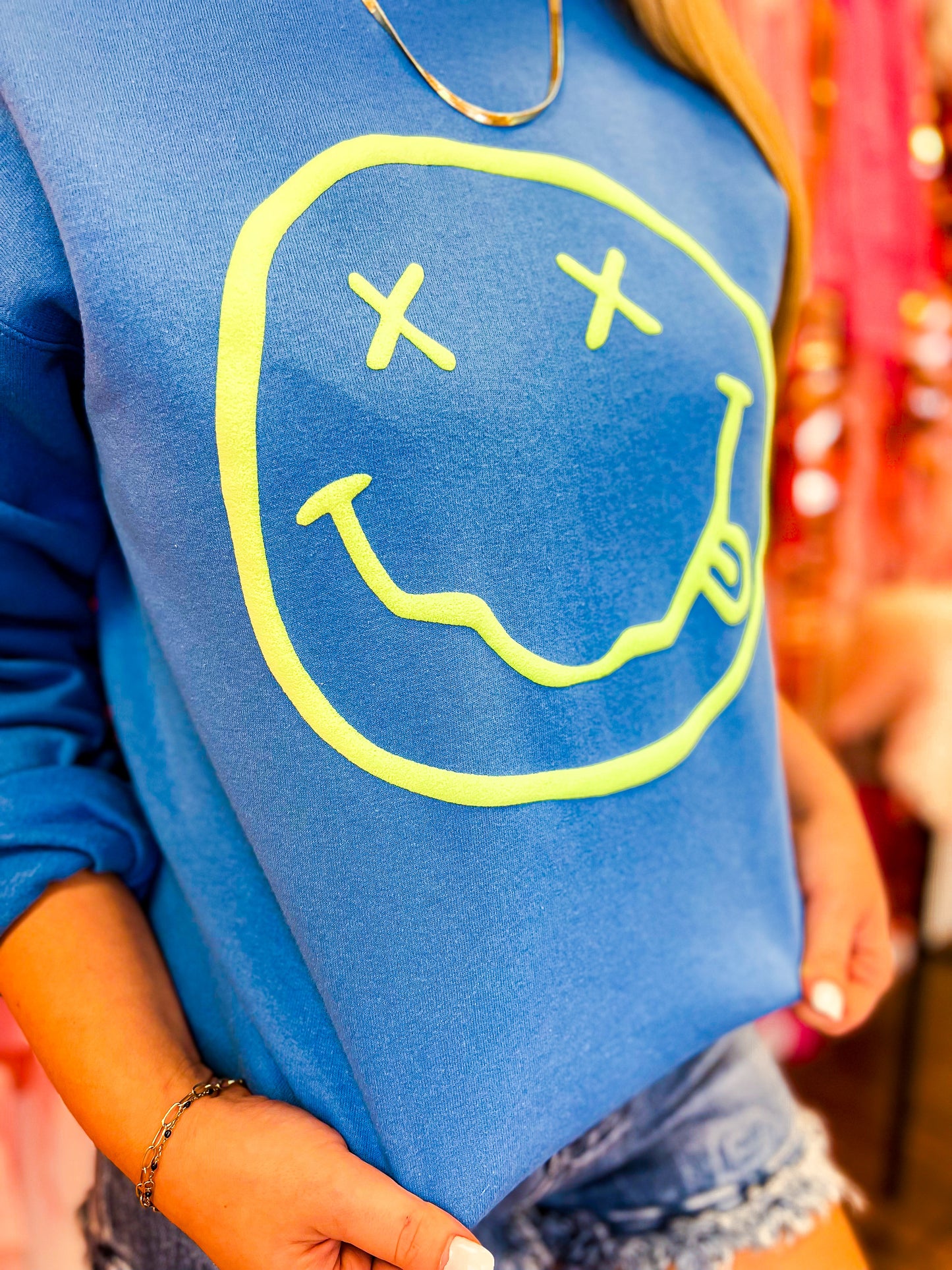 Rocker Smiley Sweatshirt