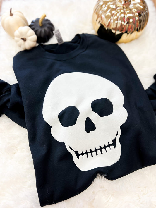 GLOW Skull sweatshirt